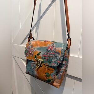 Floral Print Crossbody Bag